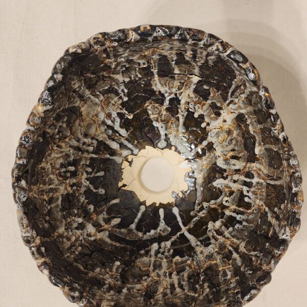 Chocolate Brown Small Lamp