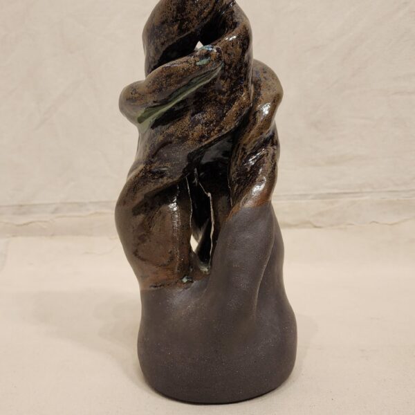 Brown Ceramic Sculpture