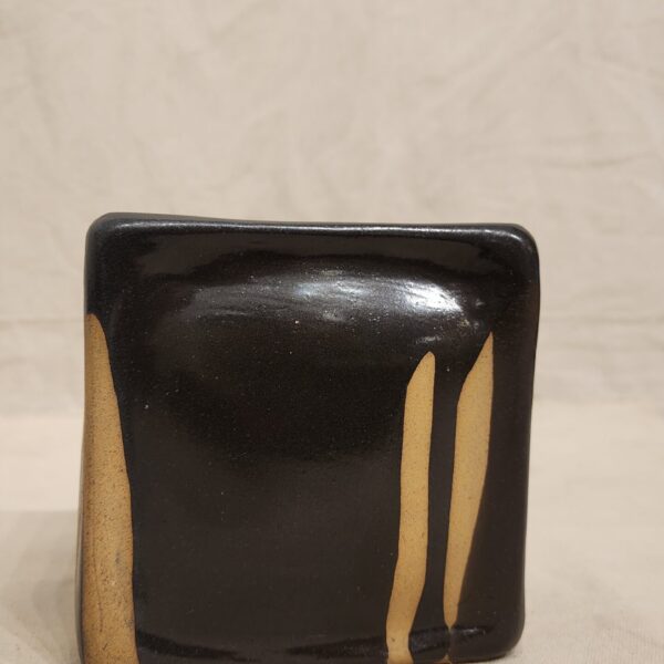 Brown & Yellow Small Cube
