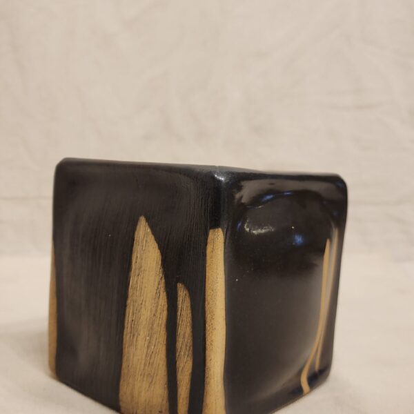 Brown & Yellow Small Cube - Image 2