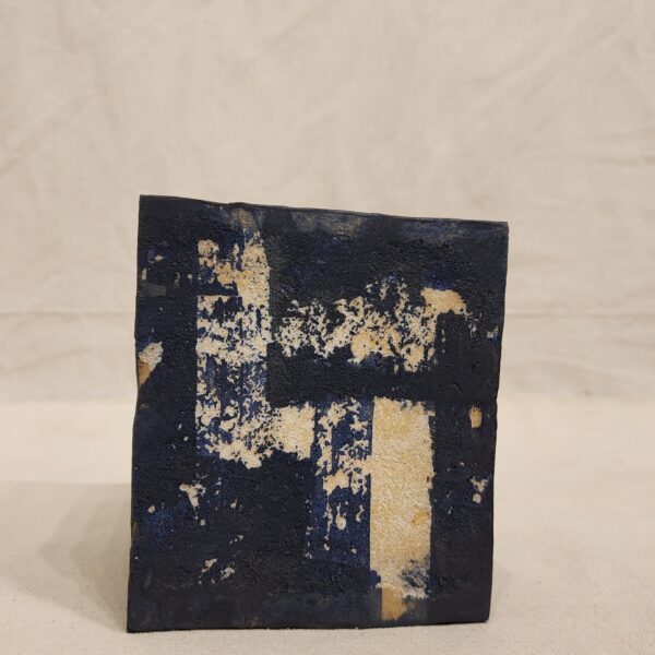 Blue & White Small Cube