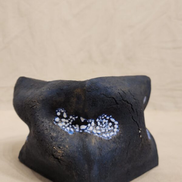 Blue & White Doted Cube - Image 2