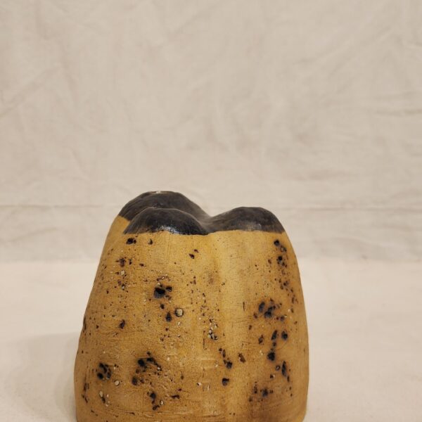 Brown & Off White Sculpture