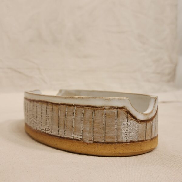 Brown & White Serving Platter - Image 3