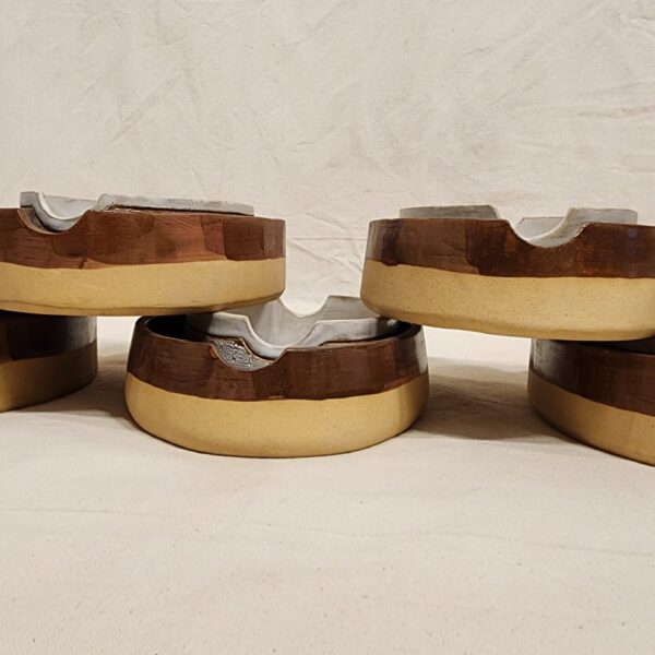 Brown & White Serving Platter - Image 5