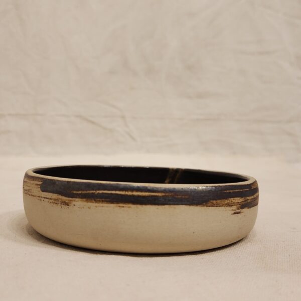 Small Brown & White Plates Set - 10 - Image 2