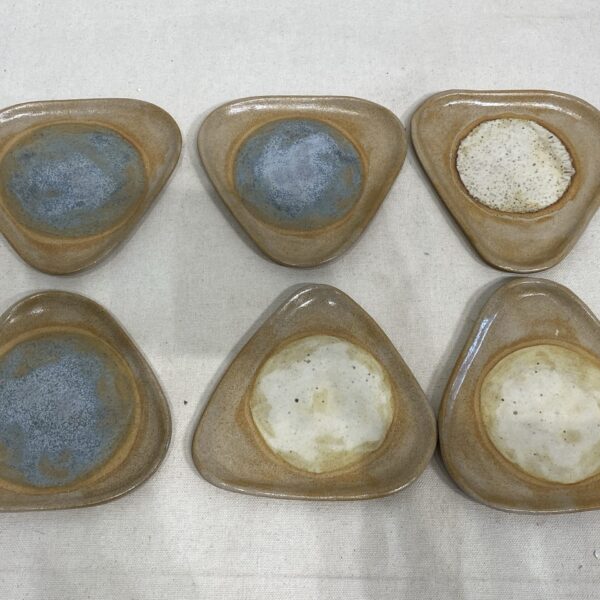 Brown Cerimic platter (Set-6)