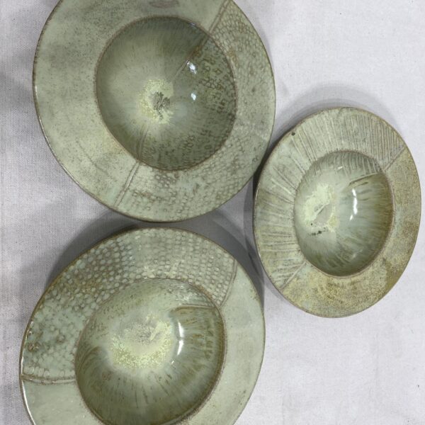 Light green platters (Set-5)