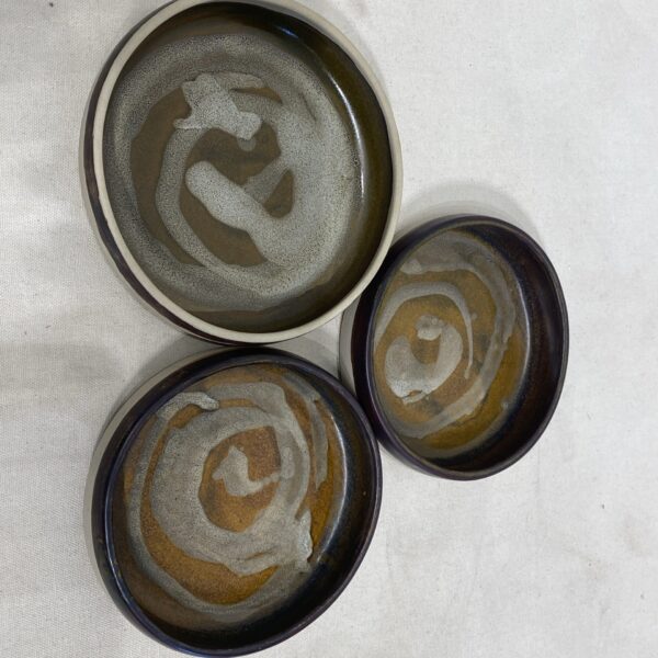 Brown Cerimic platter (Set-9)