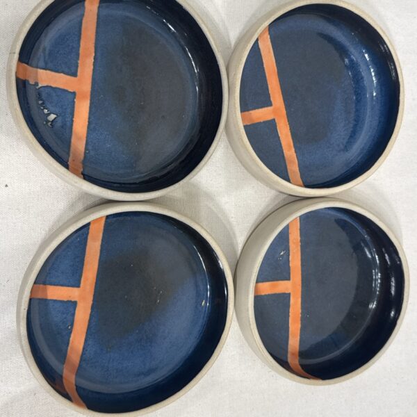 Blue  lining platter