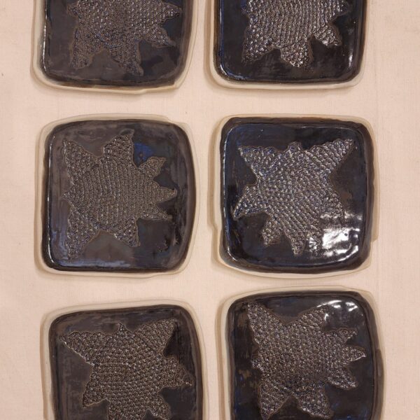 Blue Star Design Platter (Set-7)