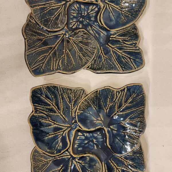 Leaf Pattern Plates (Set - 2)