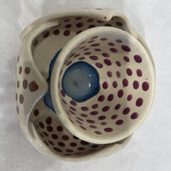 Dotted cup and bowl